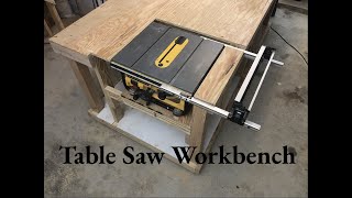 How to build a table saw workbench  Full Project [upl. by Antonio]