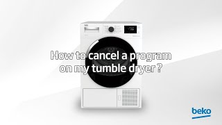 How to reset tumble dryer  by Beko [upl. by Oelc]