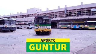 Guntur APSRTC Bus Station  Andhra Pradesh [upl. by Sirronal]