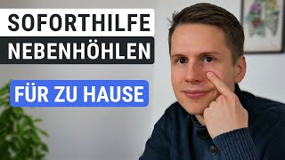 Soforthilfe Nasennebenhöhlenentzündungverstopfung durch Akupressur 👃 [upl. by Nerra302]