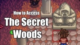 Stardew Valley How to access the Secret Woods [upl. by Schmeltzer]