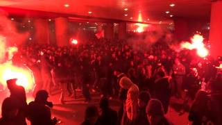 AJAX  Feyenoord  3  1  2212014  Entrada part 2 [upl. by Anelej]