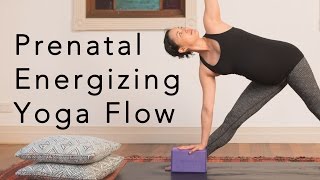 Prenatal Energizing Yoga Flow  25min [upl. by Inaffit906]