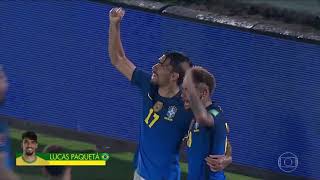 Paraguai 0 x 2 Brasil  Melhores Momentos  Eliminatórias da Copa 08062021 [upl. by Dominga]