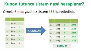 İDDAA  SİSTEM NEDİR NASIL HESAPLANIR [upl. by Eadahs]