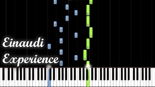 Ludovico Einaudi  Experience Piano Tutorial Synthesia [upl. by Arrim]