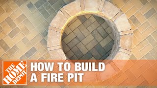 DIY Fire Pit How to Build a Fire Pit  The Home Depot [upl. by Kress]