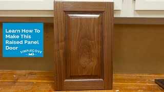 How To Make A Raised Panel Cabinet Door [upl. by Chauncey]