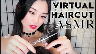 ASMR Virtual Haircut with REAL Hair [upl. by Pence]