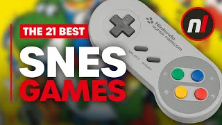 21 Best Super Nintendo Games SNES [upl. by Ayocat]