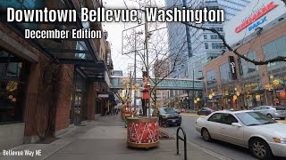 Downtown Bellevue Washington 4k Walking Tour [upl. by Anitnelav]