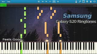 SAMSUNG GALAXY S20 RINGTONES IN SYNTHESIA [upl. by Peyter912]