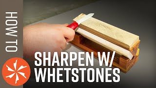 How To Sharpen A Knife Vol 1 Use A Whetstone or Diamond Plate [upl. by Notsla]