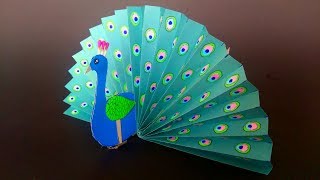 Como Hacer un Pavo Real de papel DIY Manualidades increibles y faciles [upl. by Ailem]