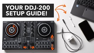 Getting started with the Pioneer DJ DDJ 200  Beginners Set Up Guide [upl. by Nomaj654]