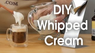 DIY whipped cream in 60 seconds [upl. by Shaina]