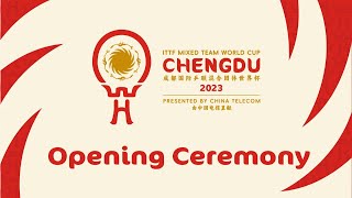 ITTF Mixed Team World Cup 2023 Opening Ceremony [upl. by Anaitit]