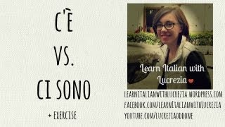 Learn Italian cè and ci sono Lesson 15  Beginner [upl. by Imoian893]