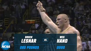 WWE star Brock Lesnars 2OT NCAA title win in 2000 [upl. by Philbin]