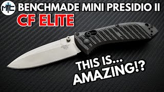 Benchmade 5751 Mini Presidio 2 CF Elite Folding Knife  Overview and Review [upl. by Mercorr708]