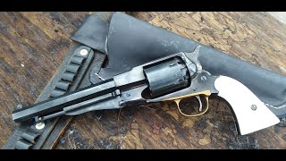 Shooting the Remington 1858 36 New Model Navy Revolver [upl. by Elyssa]