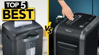 TOP 5 Best Paper Shredder for home amp office  2024 Buyers Guide [upl. by Esiouqrut]