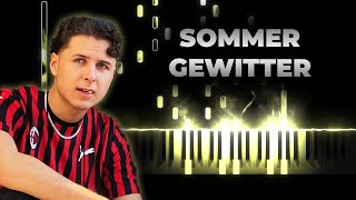 Pashanim Sommergewitter piano karaoke [upl. by Stefanie]