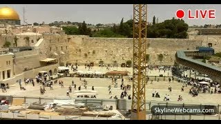 Live Webcam from the Western Wall in Jerusalem [upl. by Noakes76]