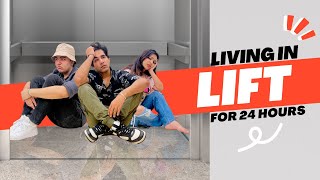 LIVING IN LIFT FOR 24 HOURS  Rimorav Vlogs [upl. by Aisad238]