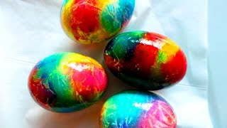 Oua vopsite de Pasti CEA MAI RAPIDA METODA GARANTAT How to dye Easter eggs [upl. by Ramal]