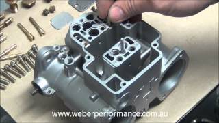 45 DCOE 13 Weber Assembly  Part 1 [upl. by Lebyram]