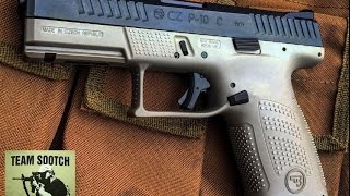 New CZ P10C 9mm Strikerfire Pistol Review [upl. by Lamarre921]