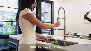 Artec PRO™ by Kraus  2 Function Commercial Style Kitchen Faucet [upl. by Hilaria721]