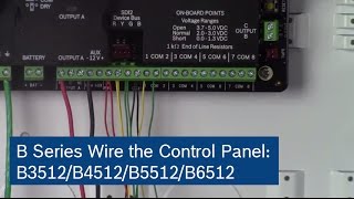 B Series Control Panels Wire the Control Panel [upl. by Leaj]