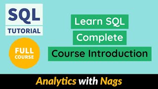 Learn SQL Complete  Course Introduction  SQL Full Course  SQL Tutorial For Beginners 011 [upl. by Drusie]