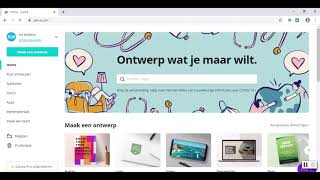 Canva 1  De eerste stappen bij Canva [upl. by Purse531]