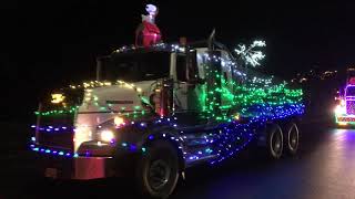 2019 Christmas Truck Light Convoy Parade through Oak Bay at Beach Drive and McNeil Bay [upl. by Analeh207]