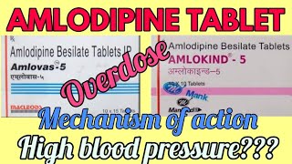 Amlodipine 25mg5mg10mg tablet  Amlokind 5 tablet uses overdose dosage [upl. by Ikik]