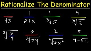 Rationalize The Denominator [upl. by Aihsila]