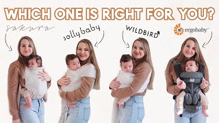 BEST BABY CARRIER SHOWDOWN  Review Comparison amp Try On [upl. by Gusba]