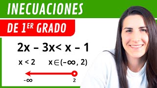 INECUACIONES de Primer Grado ✅ [upl. by Evie]