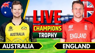 Australia vs England Champions Trophy 2025  Live Cricket Match Today  AUS vs ENG  Last 40 Overs [upl. by Einaeg]