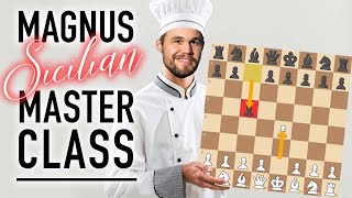 Magnus Carlsens Sicilian Masterclass  Magnus Carlsen Chess Tour Finals Day 3 [upl. by Nessa]