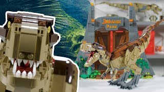 Jurassic Park T rex Rampage  LEGO Jurassic World Designer Video  75936 [upl. by Wavell314]