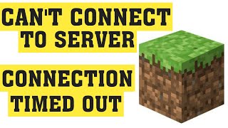 How to Fix quotCant Connect To Serverquot amp quotConnection Timed Outquot  Minecraft Server Error  2020 [upl. by Beeson]