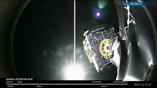 Expendable Falcon 9 launches EchoStar23 Communications Satellite [upl. by Sergei]