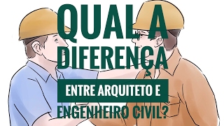 Qual a diferença entre Arquiteto e Engenheiro Civil [upl. by Aikkin]