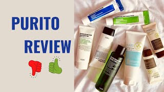 PURITO Honest Review ✔️❌ BEST or WORST Korean Skincare products  Shelley Nayak [upl. by Horatius]