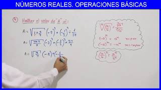 OPERACIONES COMBINADAS BÁSICAS CON NÚMEROS REALES [upl. by Lenny]