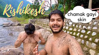 Natural Scrubbing in Rishikesh River  Uttarakhand Culture  Suyash Aswal Vlogs [upl. by Anirb199]